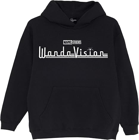 Marvel WandaVision Logo Boys Pullover Hoodie | Official Merchandise | Vision, Wanda, Scarlet 