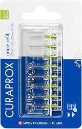 Curaprox CPS 011 Prime Interdental Brush Refills ISO Size 3 Green 8 pcs