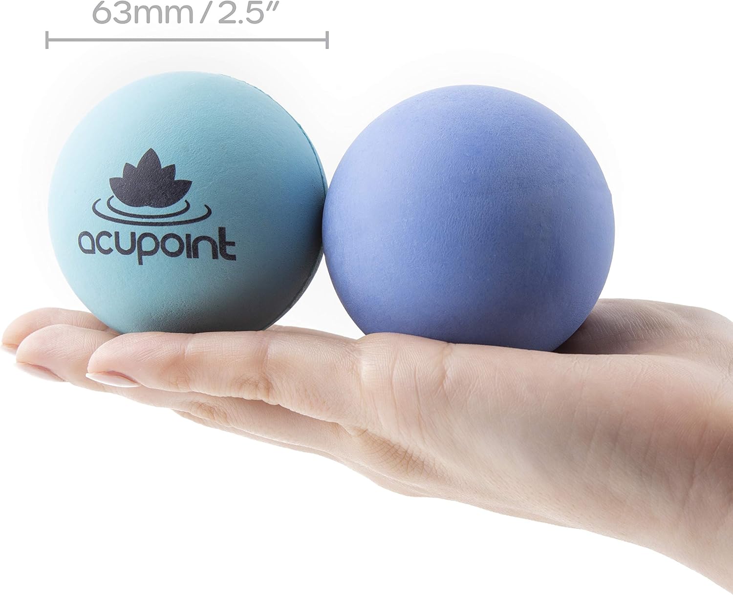 Acupoint Physical Massage Therapy Ball Set - Ideal for Yoga, Deep Tissue Massage, Trigger Point Therapy and Myofascial Release Physical Therapy Equipment: Health & Personal Care