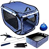 necoichi portable cat cage and litter box set