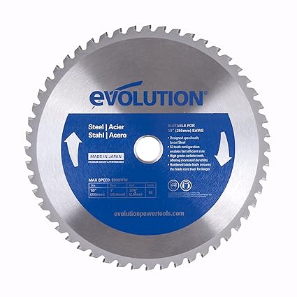 Evolution Power Tools 10bladest Steel Cutting Saw Blade 10 Inch X 52 Tooth
