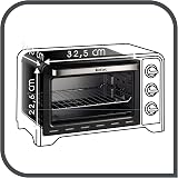 Tefal 19L Optimo Oven with Rotisserie, 8 Functions, 1380W - Black view 5
