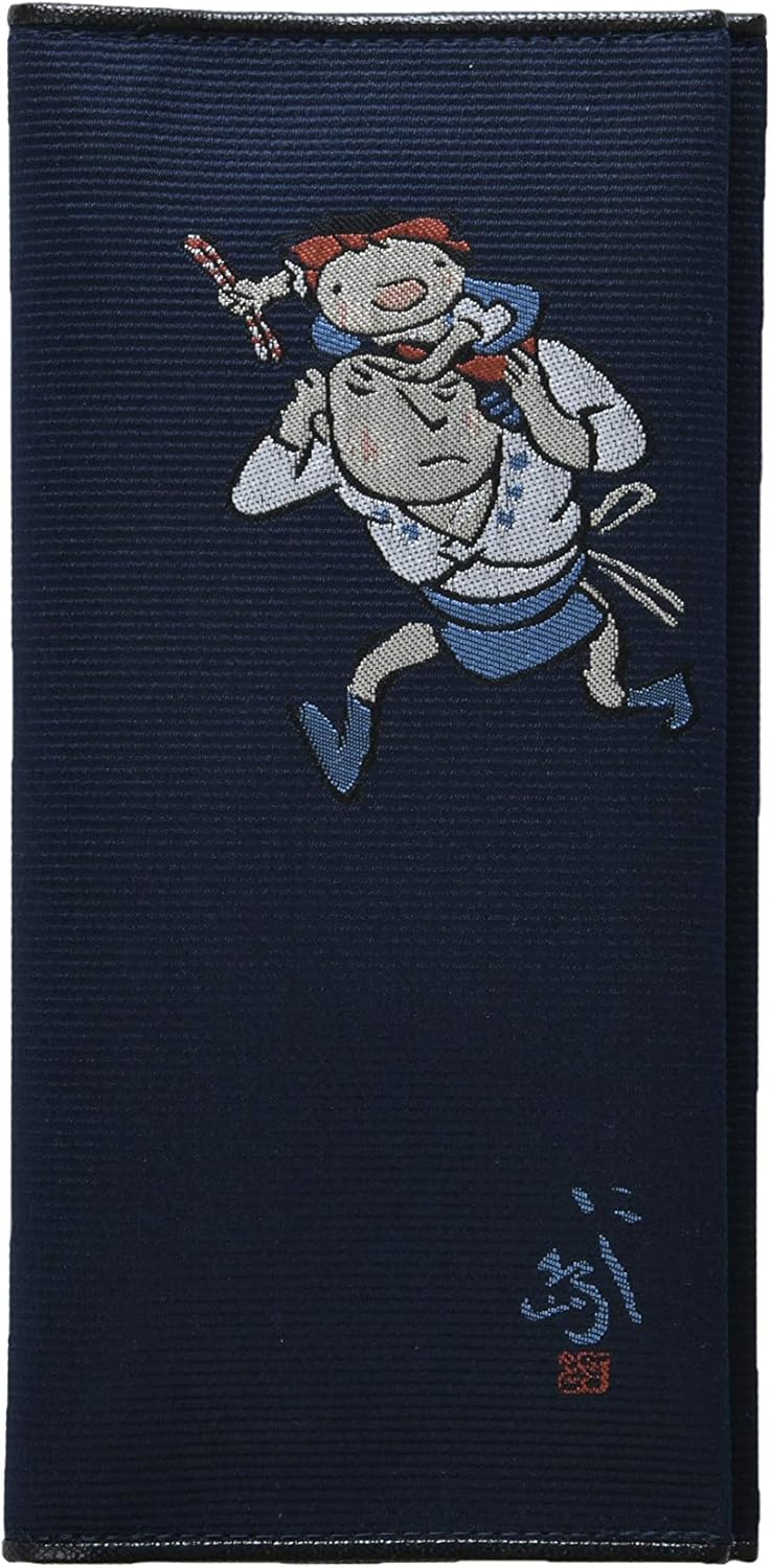 Amazon Co Jp サヌイ織物 Sanuiorimono 博多織 山笠 長財布 紺 19 9 5 2cm ホーム キッチン