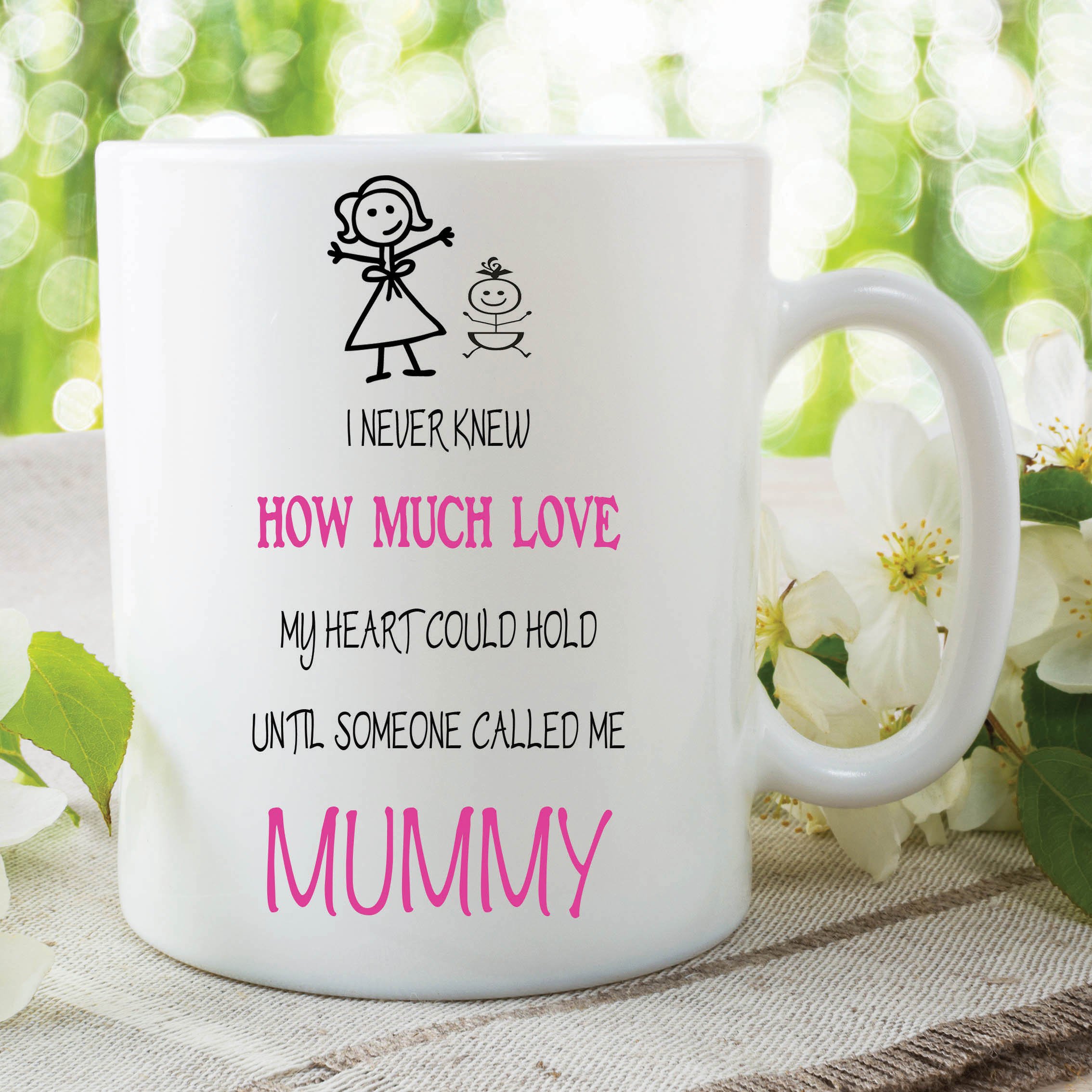 Mummy Mum Mug Gift Love Heart Hold Children's Cup Mother's Day Gift WSDMUG238