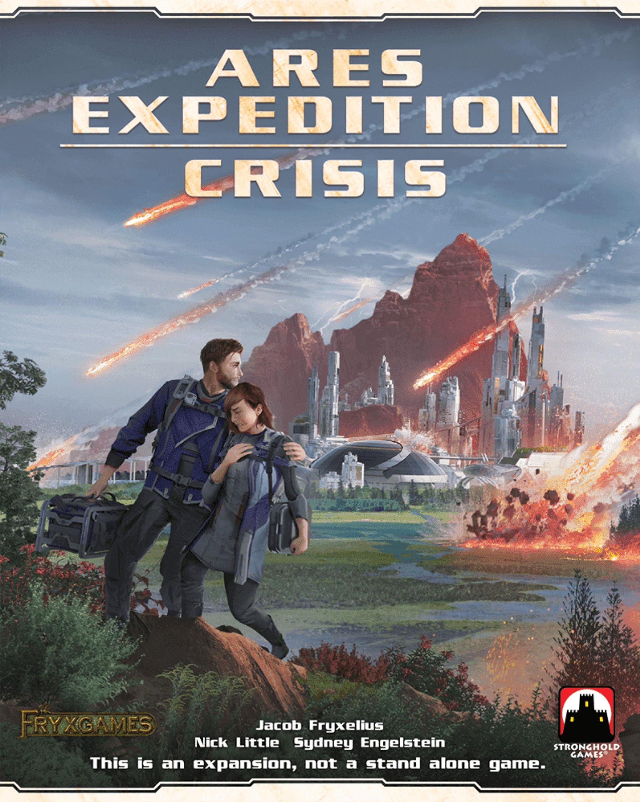 Stronghold Games | Terraforming Mars - Ares Expedition: Crisis | Board Game | Ages 14+ | 2-4 Players | 60 Minutes Playing Time, Orange
