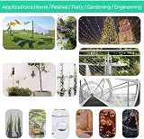 2mm Garden Wire 50m 304 Stainless Steel Cable Kit with M5 Turnbuckle view 7