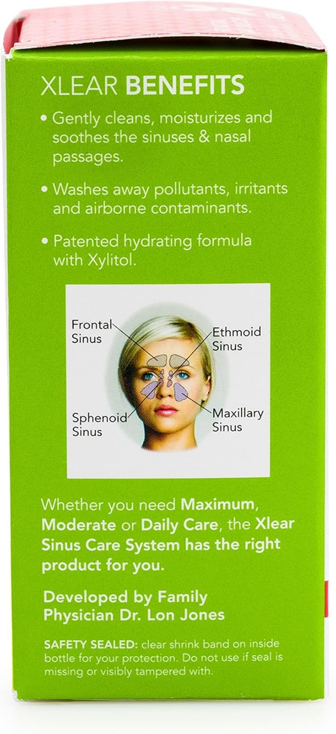 Xlear Saline Nasal Spray with Xylitol - 0.75 oz - 3 ct: Health & Personal Care