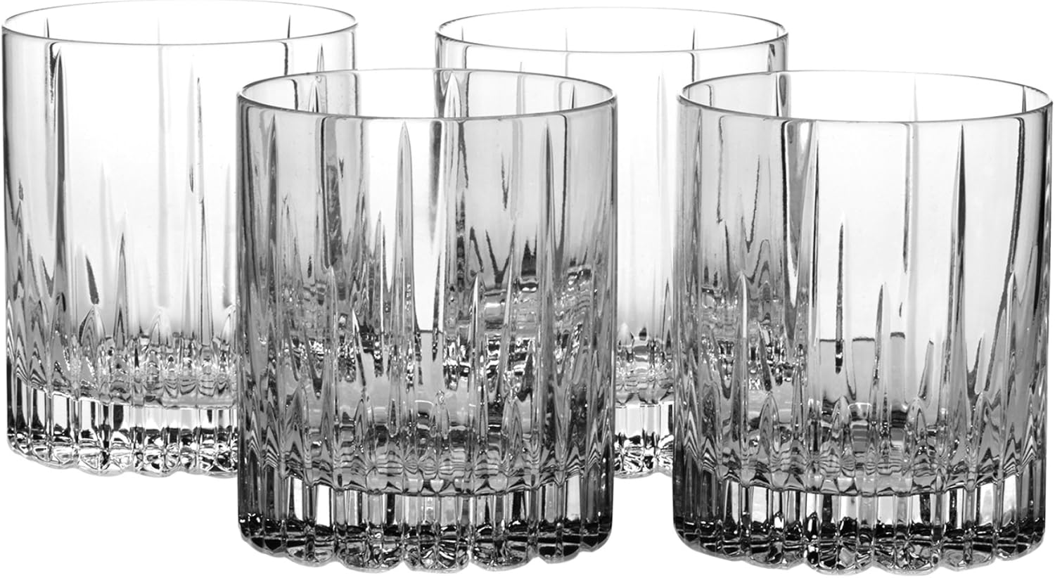 Mikasa Arctic Lights Crystal Double Old Fashioned Glass, 11.5Ounce