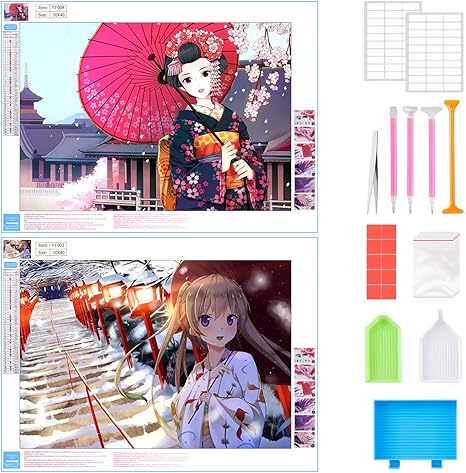 Amazon Mm Uu ダイヤモンドアート ビーズアート 芸者 シリーズ Diy 5d 手作り 壁飾り プレゼント 全面貼り付けタイプ ツール付き 30cm 40cm Bタイプ 手芸キット 通販