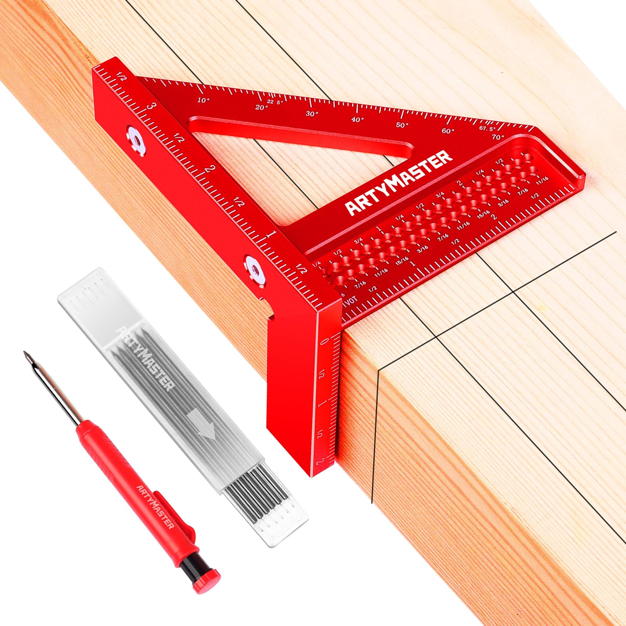 3.8＂Mini 3D Multi-Angle Measuring Square