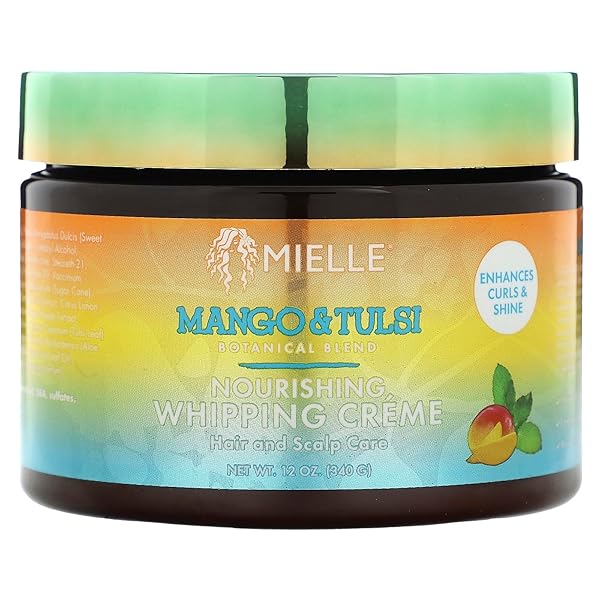MIELLE NOURISHING WHIPPING CREME MANGO & TULSI 12 OZ (PACK OF 1)
