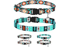 CollarDirect Cat Collar Breakaway with Removable Bell Set of 2 PCS