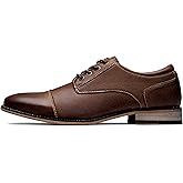 Jousen Men's Dress Shoes Leather Wingtip Formal Business Oxford Shoes Brogue Retro Derby Dress Shoes for Men