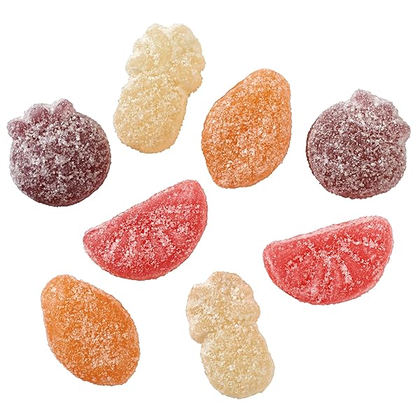 SOUR PATCH KIDS FRUITS TROPICAL MIX SOFT & CHEWY CANDY, SHARE SIZE, 11.11 OZ