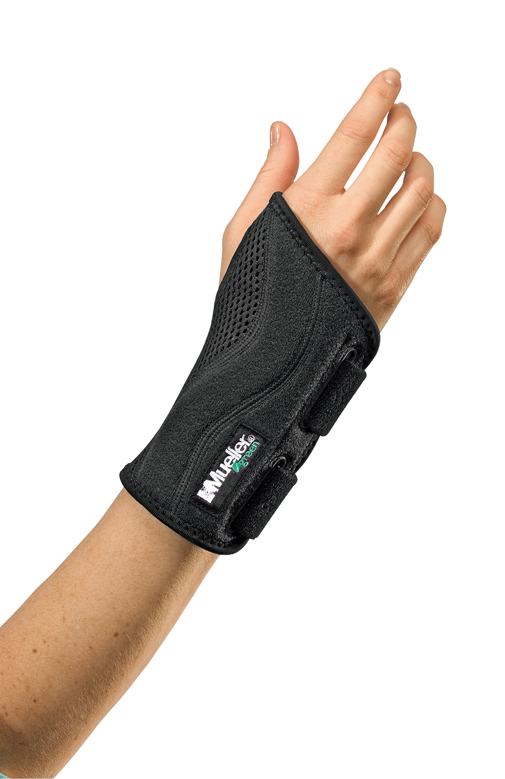 Mueller Fitted Wrist Brace, Black, Right hand, Large/XLarge eBay
