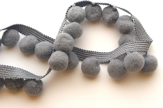 Pom Pom Bobble Trim Fringe Trimming Cushion And Curtain