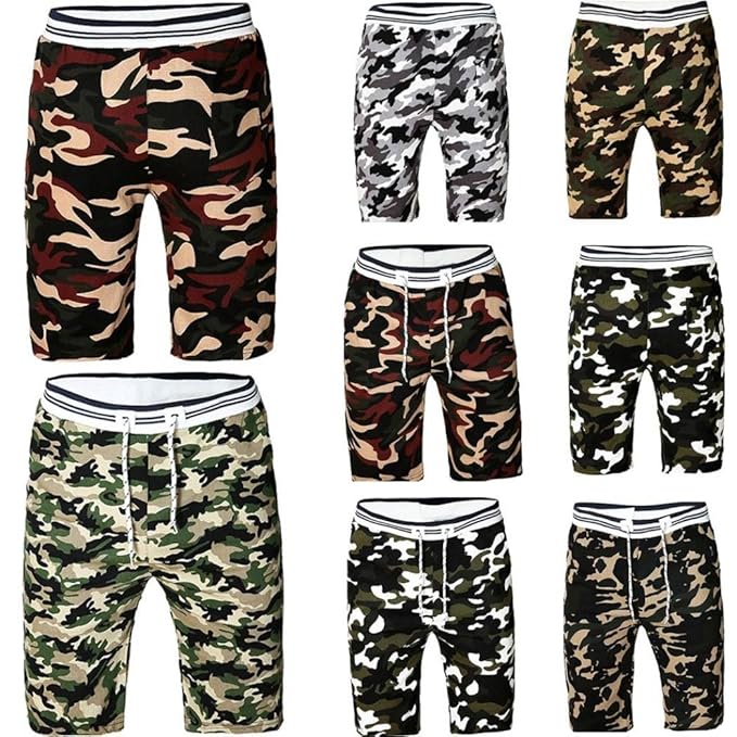 pantaloni cargo corti uomo