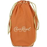 Crown Royal Bag with Drawstring | Orange w/Peach - Peach