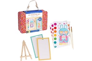 Petit Collage: Mini Masterpieces My Painting Set - Include 30 Different Art Projects - Just Add Water - Includes 2 Frames to Display Your Work - Great Gift or Weekend Activity for Kids 6+