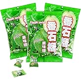 Hongyuan Guava Hard Candy, Asian Fruit Hard Candy, Sweet &amp; Tangy Tropical Flavor, Individually Wrapped for Sharing &amp; Snacking (12.3 Ounce (Pack of 3))