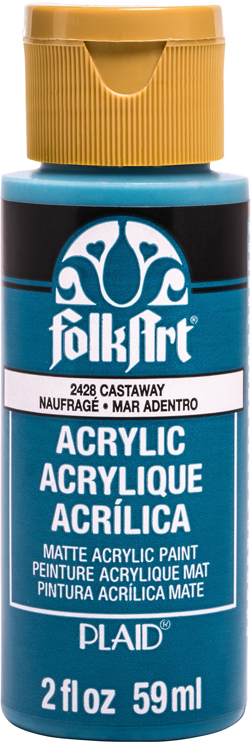 PLAID ENTERPRISES, INC. Folk Art Acrylic 2OZ Castaway, One Size