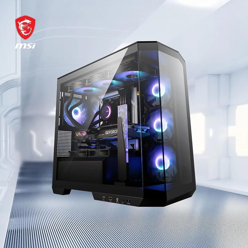 MAG PANO M100L PZ Boîtier PC Gaming Micro-ATX et Mini-ITX