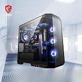MSI MAG PANO M100L PZ Micro-ATX PC Case USB-C 20Gbps GPU Stand Dust Filters view 7