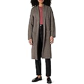 Amazon Essentials Women's Oversized-Fit Cotton Blend Heavyweight Texture Stitch Long Cardigan Sweater