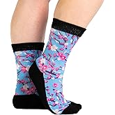 Viasox EasyStretch Diabetic Crew Socks for Men & Women, Non Binding Neuropathy Socks