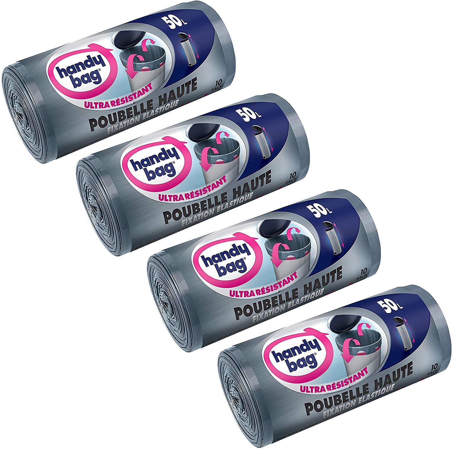 Bolsas basura 50l cubo alto | Bolsas de plástico, de papel, de tela