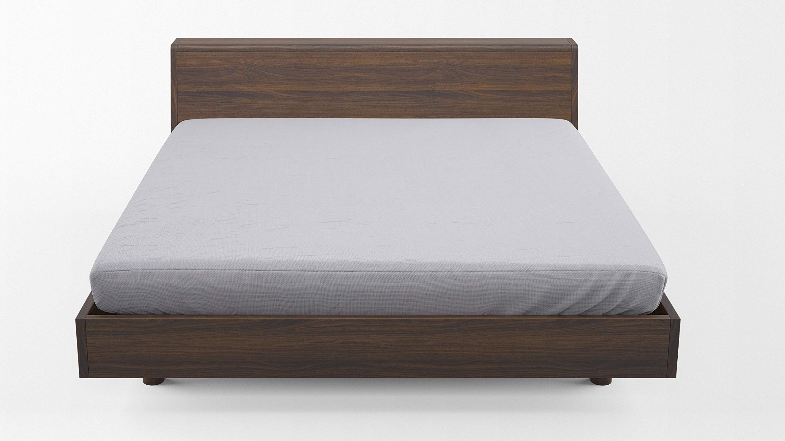 Cotton & Color Fitted Sheet for Double Bed 1 Square and a Half grey