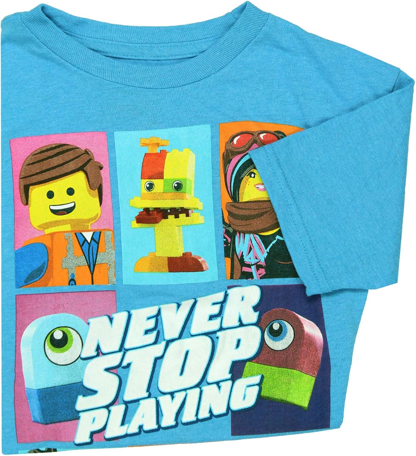 Lego Movie 2 The Second Part Boys Girls Short Sleeve Tee: Clothing