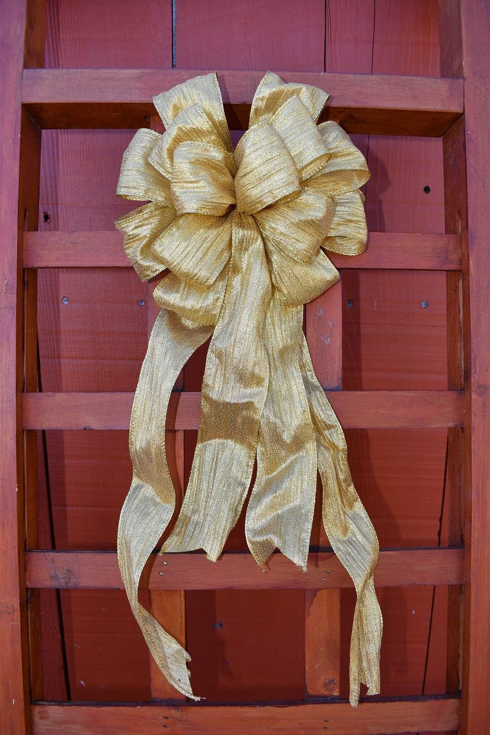 Amazon Com Bow Genie Holiday Bows Gold Home Kitchen