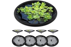 GliCraft Diameter Fish Barrier Floating Island Plant Protector Black Floating Flora Island Round for Your Home Pond Protects Your Floating Plants from Pond Fish
