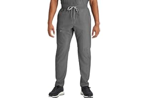 Fabletics Men's Intake Scrub Pant - MotionTech, 4-Way Stretch, Pocket-Packed, Wrinkle-Resist, Semi-Slim Fit