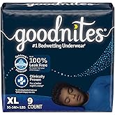 GoodNites Youth Absorbent Underwear X-Large 95 to 140 lbs. 55592, 36 Ct
