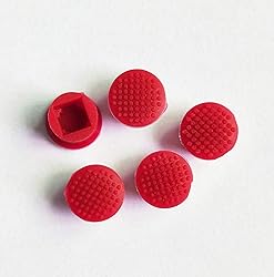 5 PCS TrackPoint Keyboard Mouse Red Cap Soft Dome