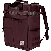 Carhartt 28L Nylon Cinch-Top Convertible Tote Backpack, Durable Pack with Laptop Sleeve, Port