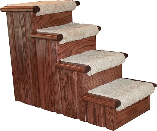 tall dog bed with steps