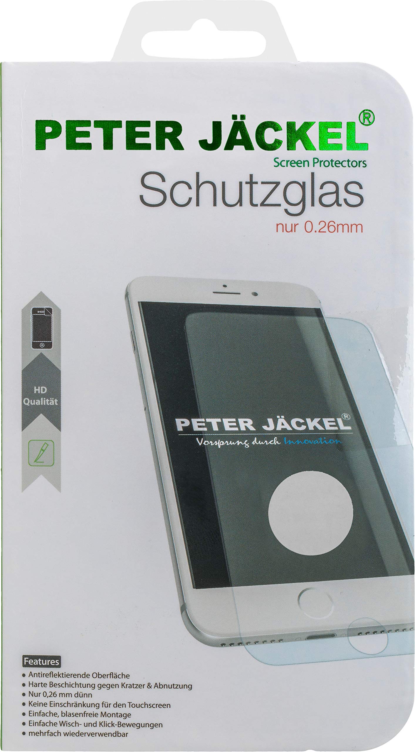 Peter Jäckel HD Tempered Glass Anti Glare Screen Protector for Apple iPhone 14 Pro