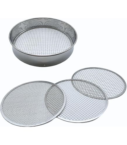 Tamis à Couscous Industriel 33cm - Maille Inox 3mm - Tamis Plastique Multicolore