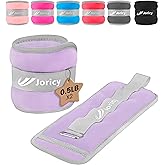 Ankle Weights A Pair of 1/2/3/4/6/8/10/12/20 LBS Wrist Leg Arm Weights for Women Men with Adjustable Straps, Strength weighted for Physical Therapy Running Walking Fitness Gym Workout