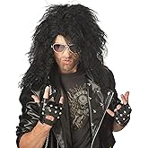 California Costumes Black Heavy Metal Wig