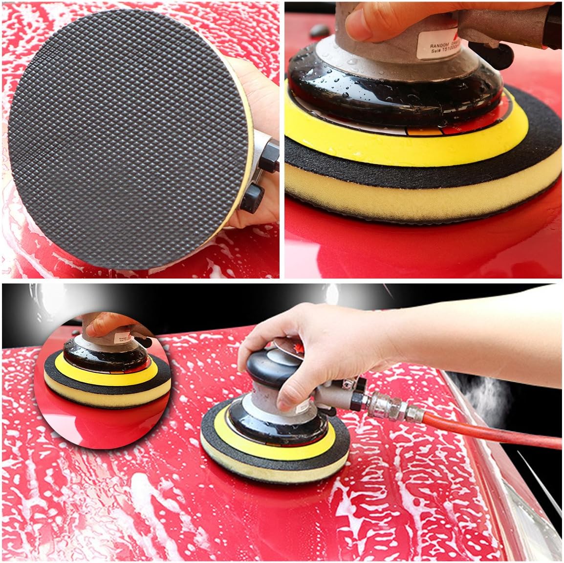 JIANFA Clay Bar Pad 6" Fine Grade Clay Pad for Polisher Clay Disc Clay Bar Wipe Foam Pad DA Polisher Pad for Car Detailing, Novel Detailing Tool: Automotive