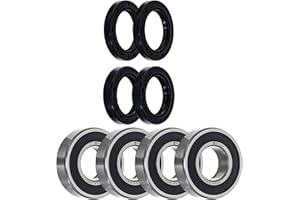 NICHE Wheel Bearing Seal Set for Honda TRX200 Fourtrax 250 300 FL350R 6004-2RDQE6