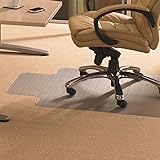 FloortexCleartex FR119225LV PVC Rctglr Lipped Chair Mat Low Pile Carpets 36X48