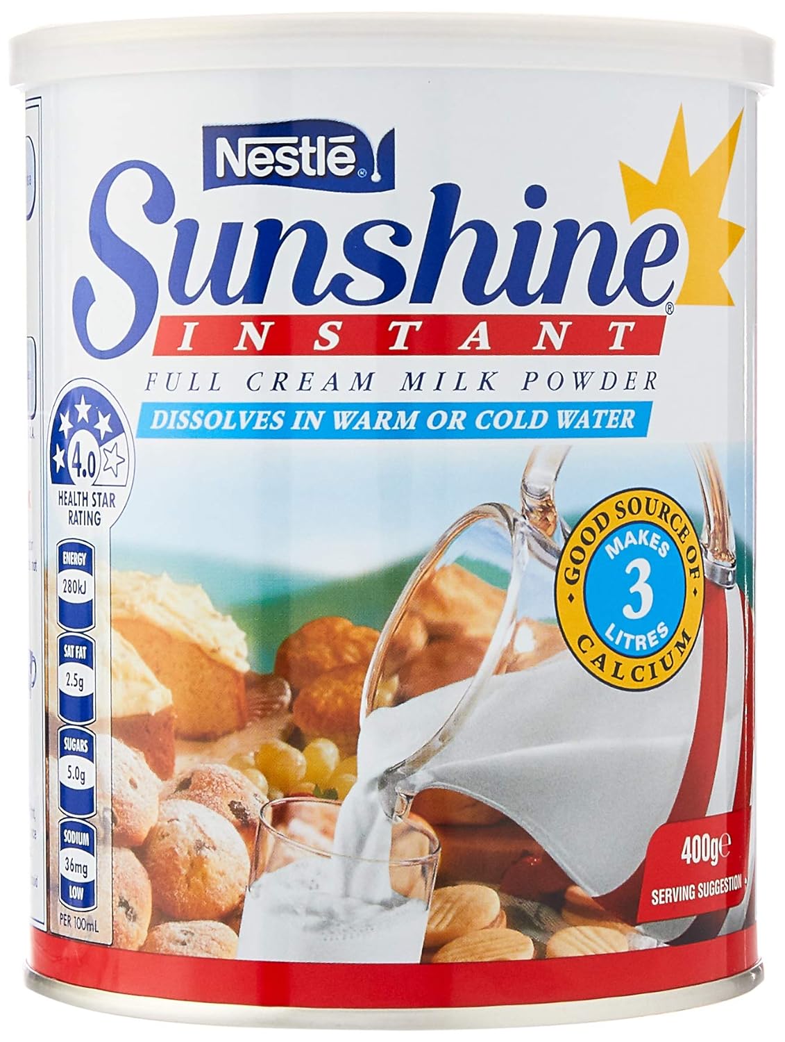 NESTLÉ SUNSHINE Instant Full Cream Milk Powder, 400g
