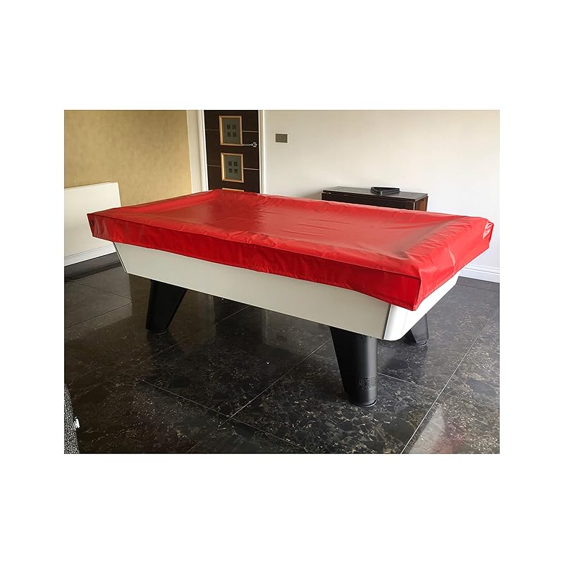7ft Pool Table Cover Heavy Duty Red Amazon.co.uk Handmade