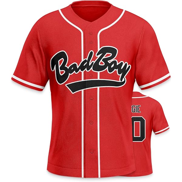 Unisex 90s Baseball Jersey – Moisture-Wicking Button-Down For Theme Parties, Sports & Casual Wear