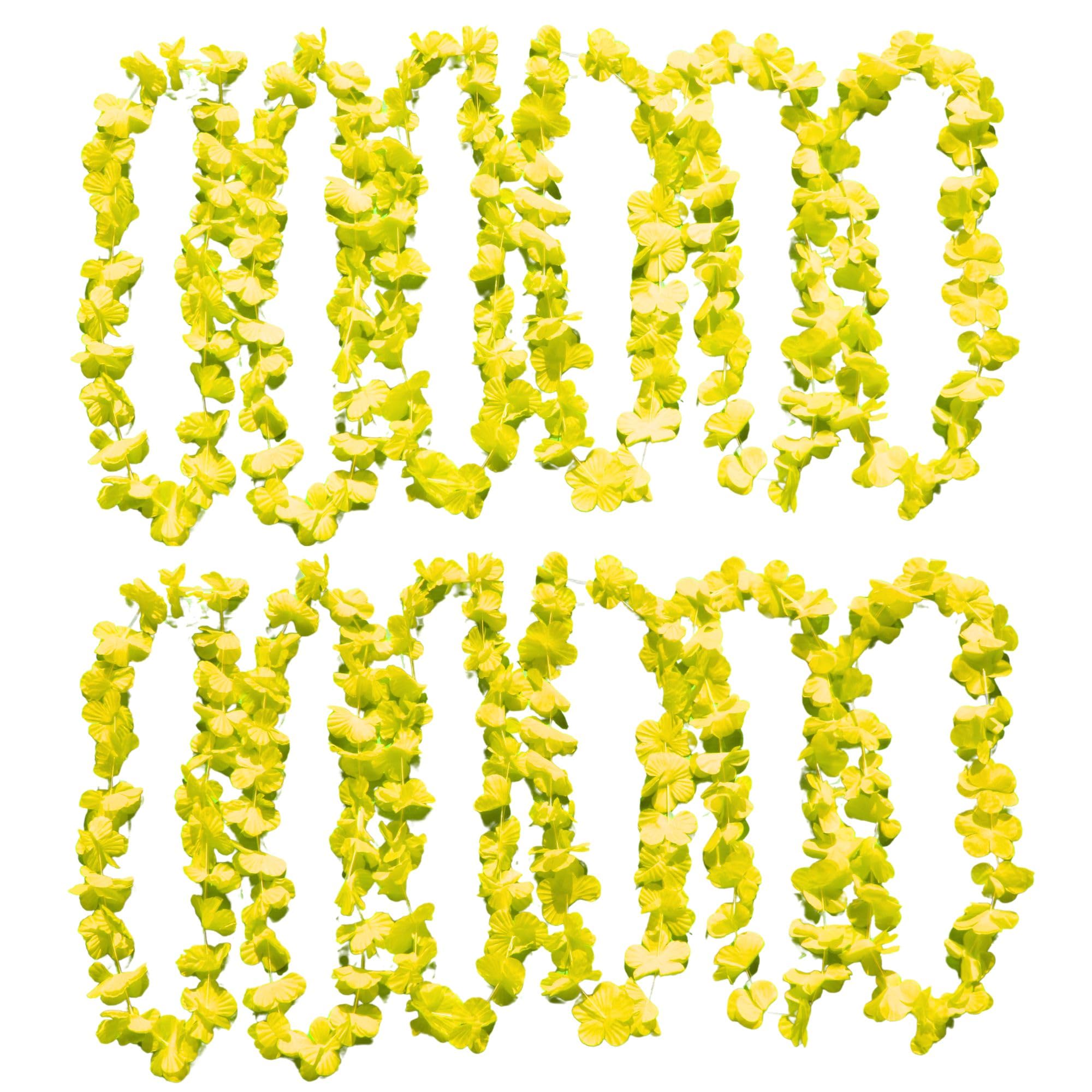 UV Floor 3700817022635 Hawaiian Necklace, Yellow, one Size